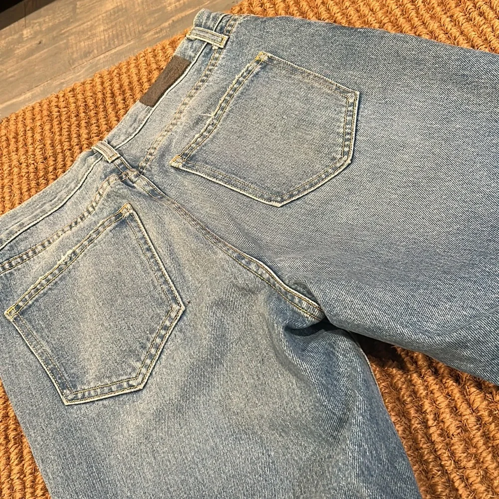 LF Carmar Tigoda Lace Up Knee Hermia Loose Straight Crop‎ High Rise Denim…